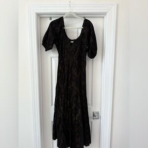 Roller Rabbit Black and Gold Dress